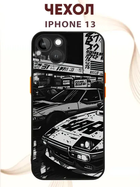 PRINTberries Чехол на IPHONE 13 с принтом Гонки