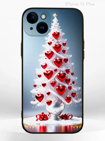 PRINTberries Чехол на IPHONE 14 Plus с принтом новогодний tree