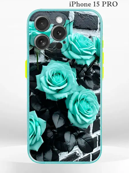 PRINTberries Чехол на iPHONE 15 PRO с принтом розы