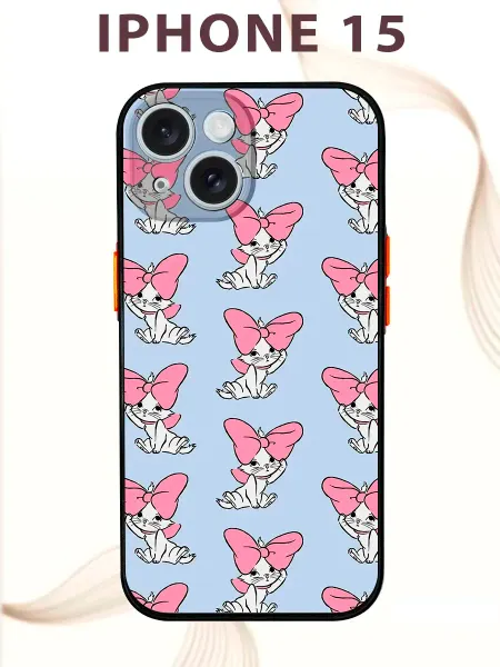 PRINTberries Чехол на IPHONE 15 с принтом кошечка