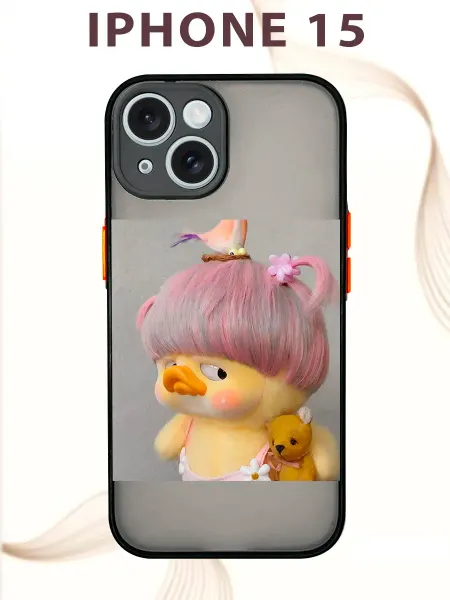 PRINTberries Чехол на IPHONE 15 с принтом Уточка