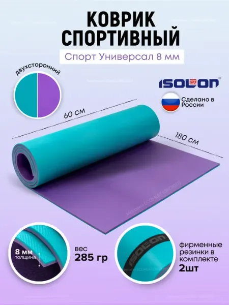 ISOLON Коврик туристический 8 мм