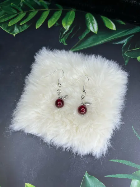 Серьги яблочки