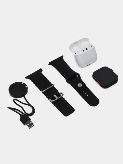 Умные часы Smart Watch 8 PRO Ultra + наушники