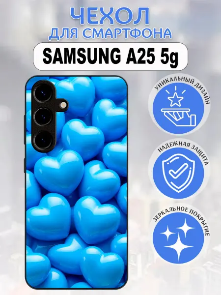 Pushkacase Чехол на Samsung A25 цветы