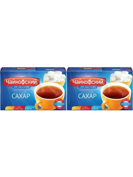 ЧАЙКОФСКИЙ Сахар-рафинад Экстра 1000 гр, 2 упаковки