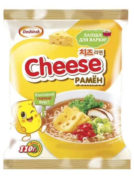 Нет бренда Лапша для варки «Доширак» Cheese Рамен с сыром, 95 г