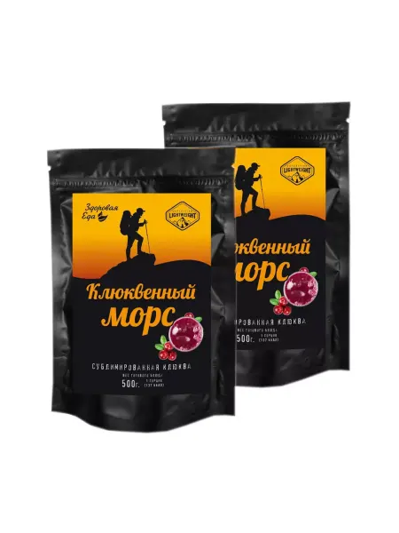 Здоровая Еда Морс клюквенный (сублимат напиток) 40г х 2шт