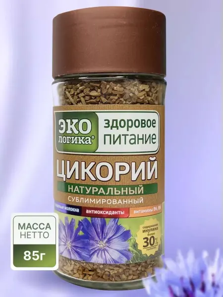 ЭкоЛогика Цикорий Сублимированный растворимый 85 грамм