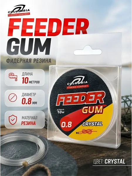 Columbia fishing company Фидергам для рыбалки прозрачный 0.8