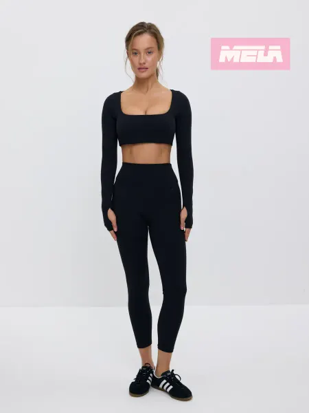 Mela Спортивные леггинсы 3 4 Лосины для фитнеса
