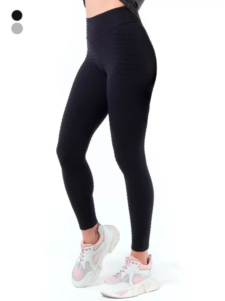 Beautybody Apparel Легинсы спортивные с пушап эффектом 3D-Wave Nera