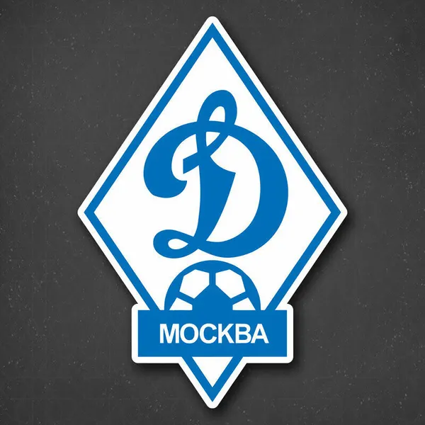 Наклейка на авто "ФК Динамо Москва" 16x24 см