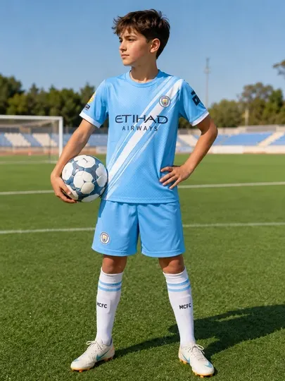 Детская футбольная форма Manchester City, 8-12 лет