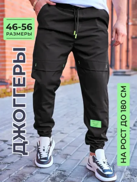 SKULL LOFT Спортивные штаны мужские джоггеры без начеса