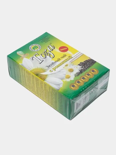 Чай зеленый Тоза с ромашкой, 80 г