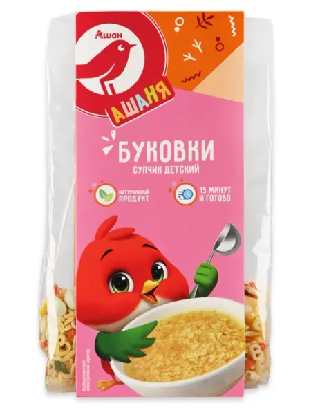 Суп детский АШАН Красная птица Ашаня Буковки, 80