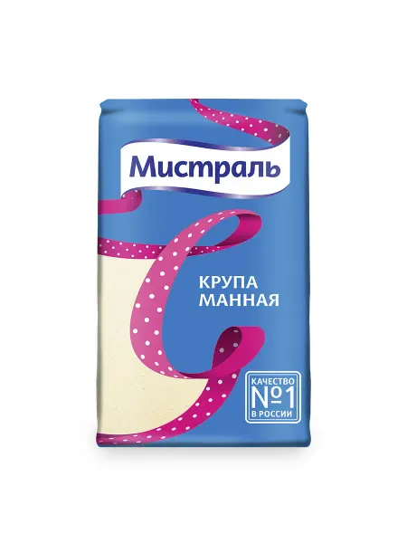 МИСТРАЛЬ Крупа манная, «Мистраль», 800 г, Россия