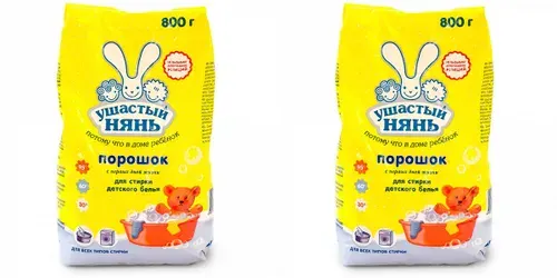 Ушастый нянь Стиральный порошок Детский Универсальный, 800 г, 2 шт