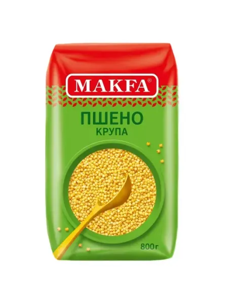 Makfa Крупа пшенная шлифованное, 800 г
