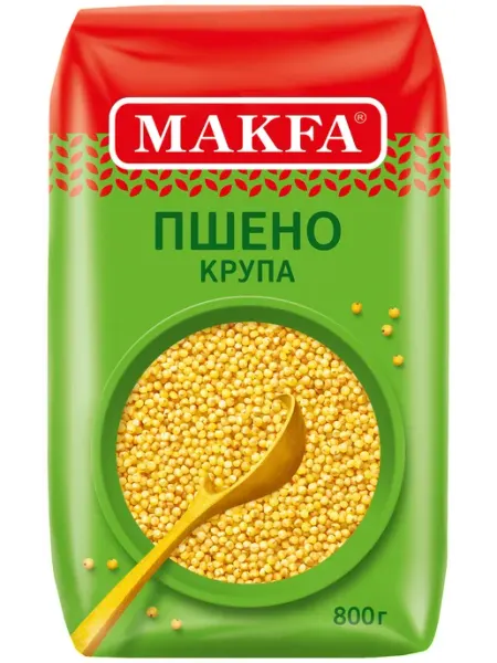 Крупа Makfa Пшено шлифованное, 800 г