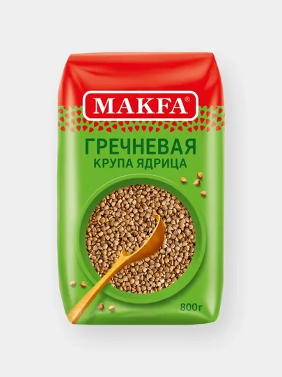 Гречневая крупа ядрица Makfa, быстро развариваемая, 800 г