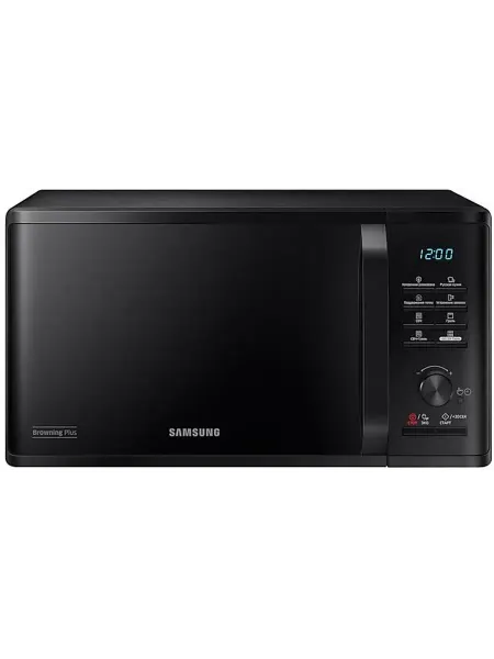 Samsung Микроволновая печь MG-23K3515AK BW, с грилем, 800 Вт