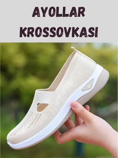 Женские кроссовки, слипоны на весну, лето и осень, 36-43