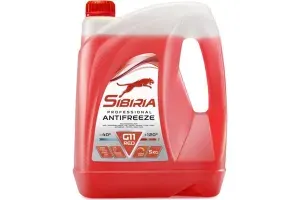Антифриз готовый гибридный красный SIBIRIA 800163 G11 5 кг
