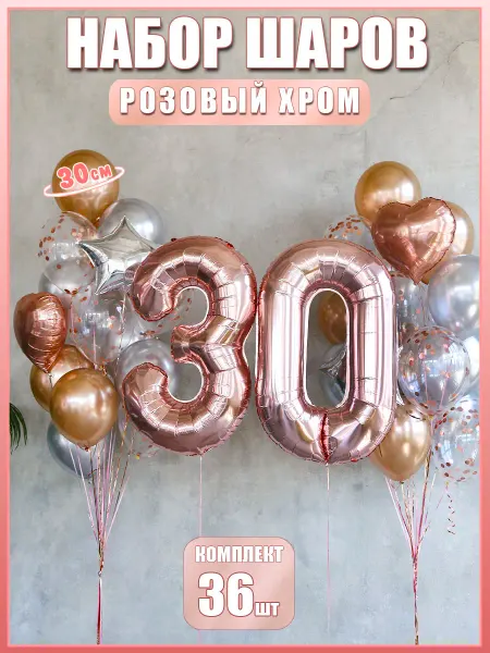 ВауШар Воздушные шары фотозона на 30 лет