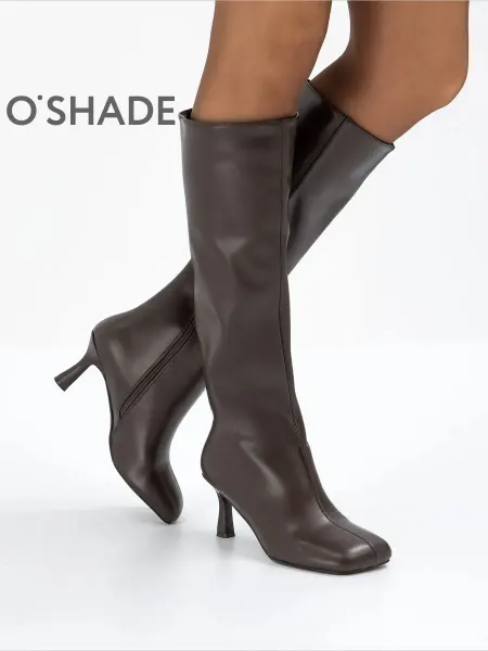 O`SHADE Сапоги женские демисезонные коричневые