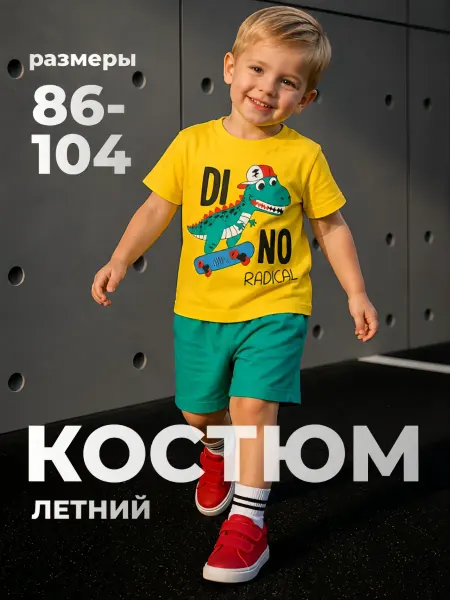 Bonito kids Костюм для малыша футболка шорты