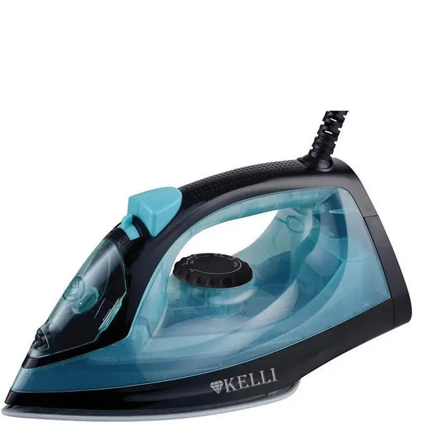 Утюг Kelli KL-1642, вертикальное отпаривание, керамическая подошва, 200мл, 2200Вт