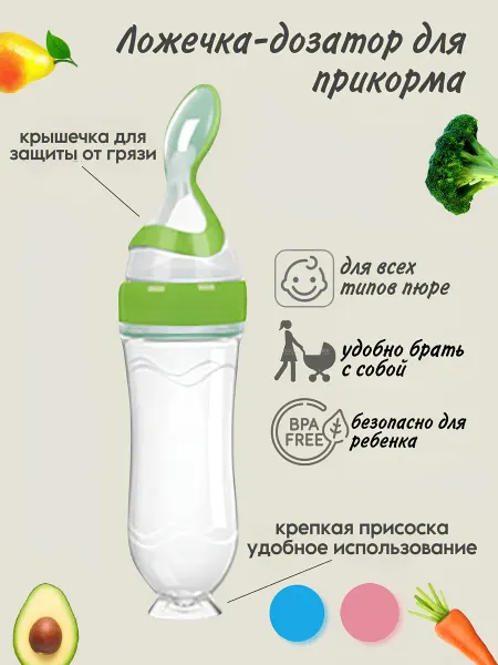 Бэйбики Бутылочка-ложка для кормления