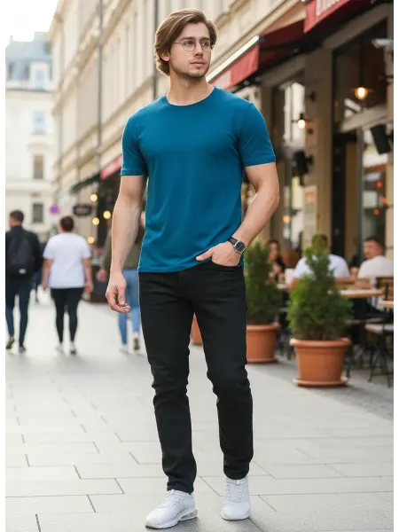 NIKARAQUA SHOP Футболка хлопок однотонная летняя Узбекистан