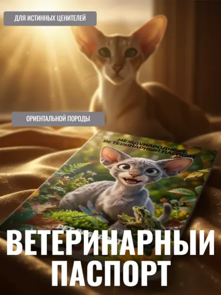 Паспорт ветеринарный международный. Порода Ориентал