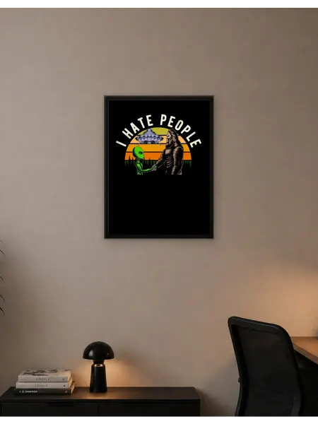 Postersbase Постер Снежный человек-снежный человек, пришелец I 30x40