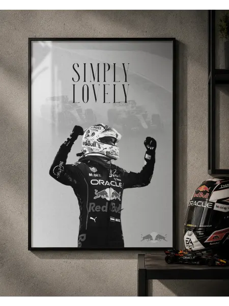 Постер Ферстаппен Макс A3 42X29.7см. Simply Lovely f1