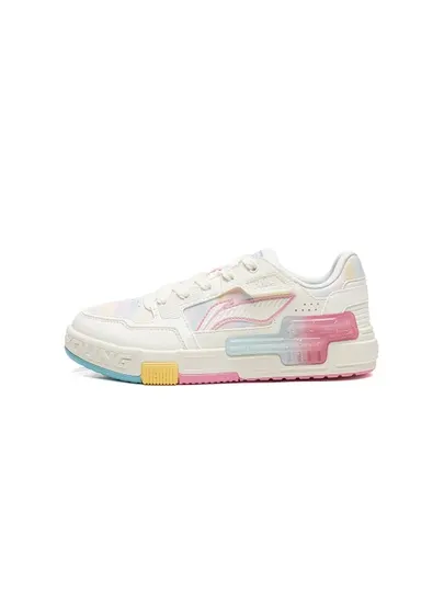 Подростковые кеды Li-Ning YKCW018 Skate 80s2 ретро стиль, амортизация Cloud, износостойкие