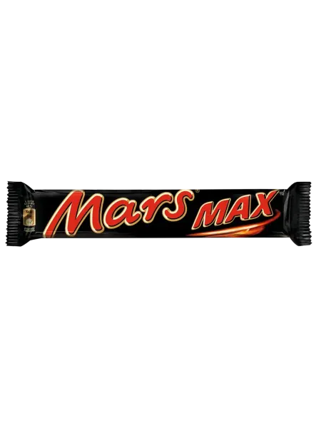 Mars Батончик шоколадный Max с нугой и карамелью, 81г, 8шт