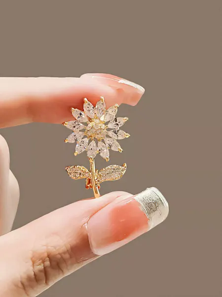BijouBijou Брошь женская оригинальная декоративная цветок
