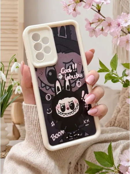 Good Luck Clover Чехол на Samsung A52 Labubu Черная