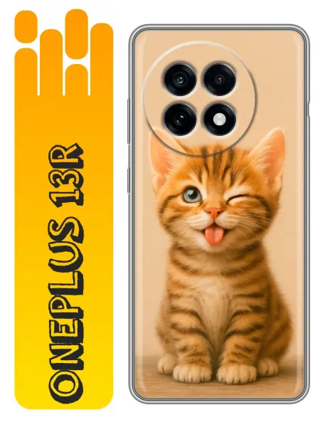 360skin Чехол на OnePlus 13R котенок (женский)