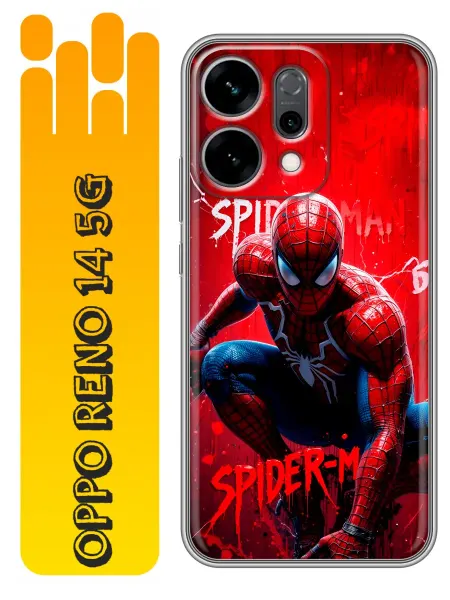 360skin Чехол на OPPO Reno14 5G Spiderman Человек паук
