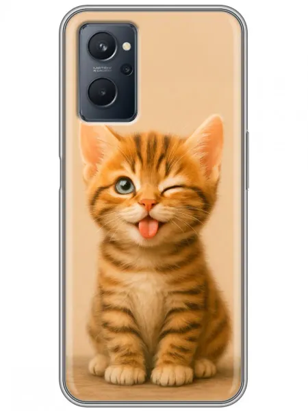 360skin Чехол на Realme 9i котенок (женский)