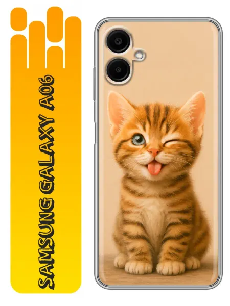 360skin Чехол на Samsung Galaxy A06 котенок (женский)