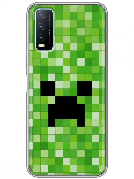 360skin Чехол на Vivo Y20 Minecraft Майнкрафт
