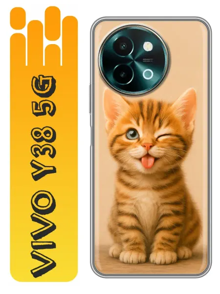360skin Чехол на Vivo Y38 котенок (женский)