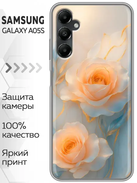 Marketclub Чехол на Samsung Galaxy A05s женский с цветами