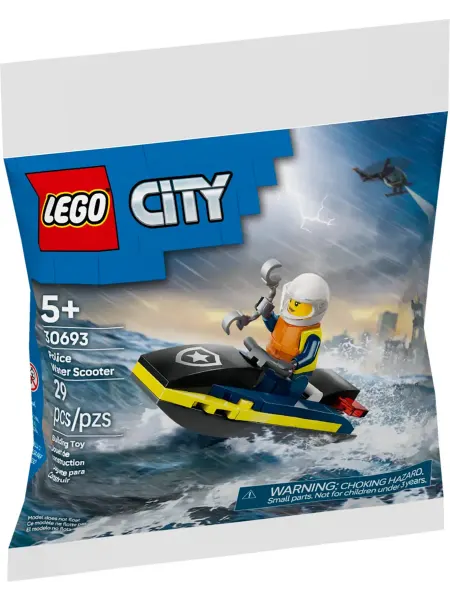 LEGO Конструктор City 30693 Полицейский Водный Скутер